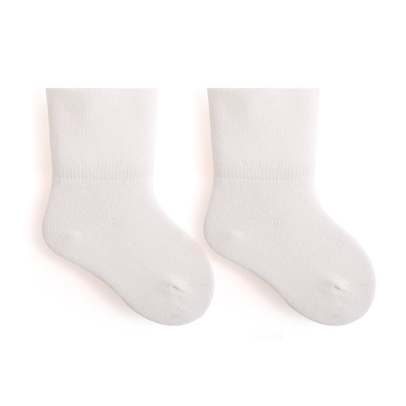 Baby Unisex Solid Color Breathable Mid-Calf Socks-3