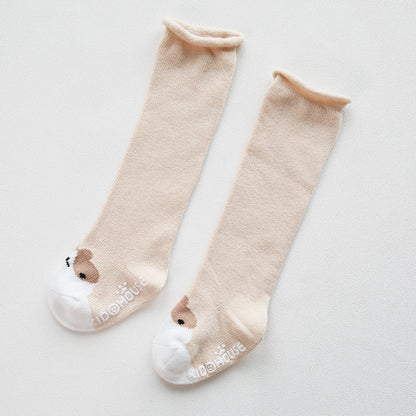 Baby Non-Slip Over The Knee Soft Cotton High Tube Socks-3