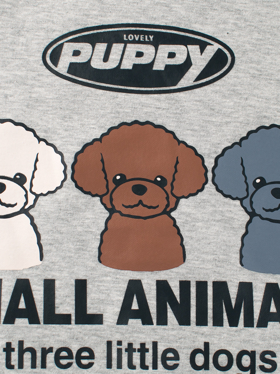 Baby Boy Kids Puppy Dogs Cartoon Crew Neck Long Sleeve Fleece Pullover-4