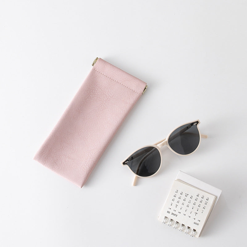 Solid Color Quality Fashion Eyewear Pouch-3