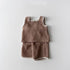 Summer Baby Kids Girls Simple Casual Sleeveless Square Neck Vest Top And Shorts Clothing Set-2