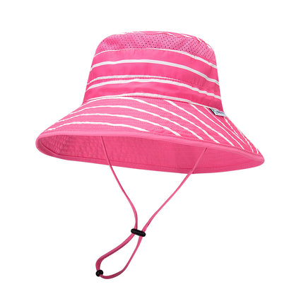 Summer Outdoor Beach And Waterproof, UPF50+ UV Protection Sun Hat With Wide Brim-4