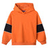 Baby Boy Contrast Tape Design Solid Color Fleece Thickened Hoodies-3