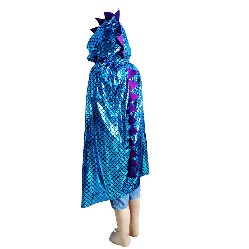 Halloween Animal Dinosaur Cape Little Witch Cape Decorative Props-3