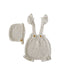 Baby Girl Camisole Knitted Vest In Spring&Autumn One Piece Include Cap-0