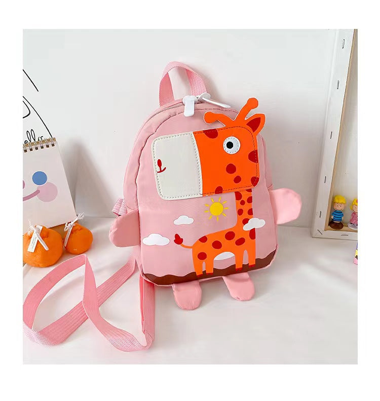 Children Kids Cartoon Animal Pattern Fashion Backpack-4