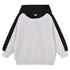 Baby Color Matching Design Loose Pullover Hoodie-4