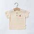 Summer Baby Kids Unisex Fruit Embroidered Logo Short Sleeves Simple T-Shirt-4