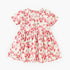 Summer New Arrival Baby Girls Elegant Floral Pattern Short Sleeves V Neck Dress-2