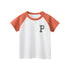 Letter Printing Boys’ Patchwork T-Shirt In European And American Style For Summer-2