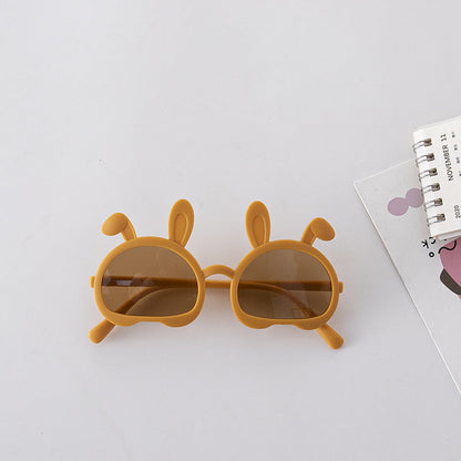 Fashion Bunny Shape Solid Color Sunglasses-4