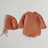 Autumn Solid Color Quality Knitwears Onesies-4