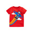 Baby Boy Cartoon Graphic Red Fashion Cotton T Shirt-0