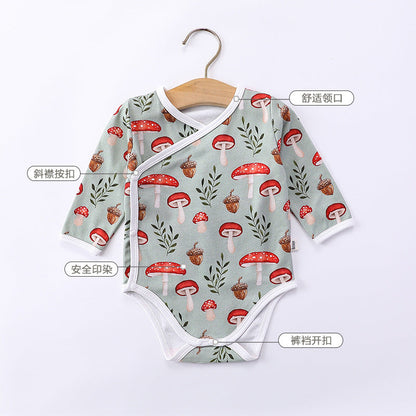 Long Sleeve Autumn Spring Soft Cotton Onesies-4