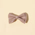 Girls Plain Solid Color Bow Tie Hair Clips Handmade Cloth Accessory-4