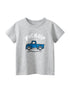 Boys’ Pick-Up Truck Print T-Shirt In European And American Style For Summer-0