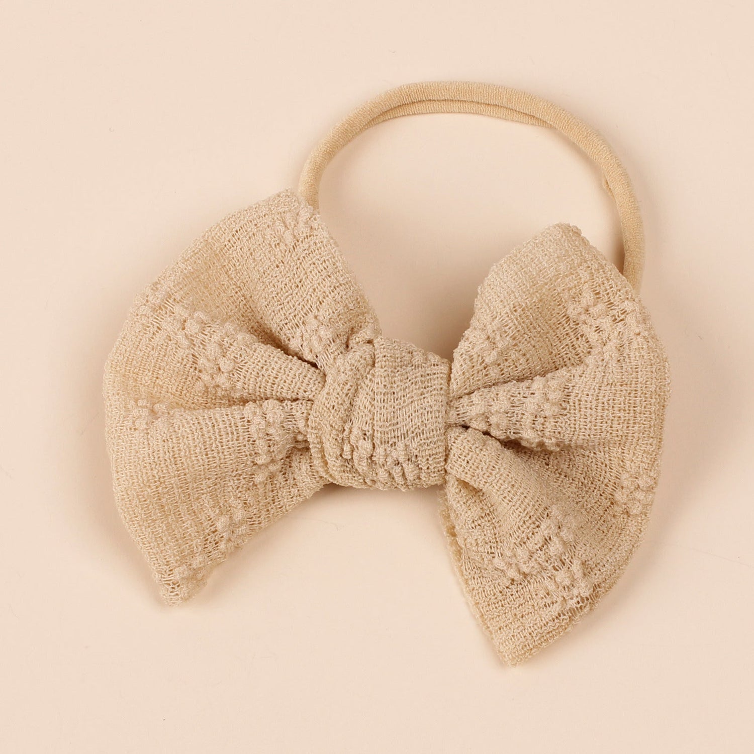 Baby Simple Style Bow Tie Hair Tape For Children-3