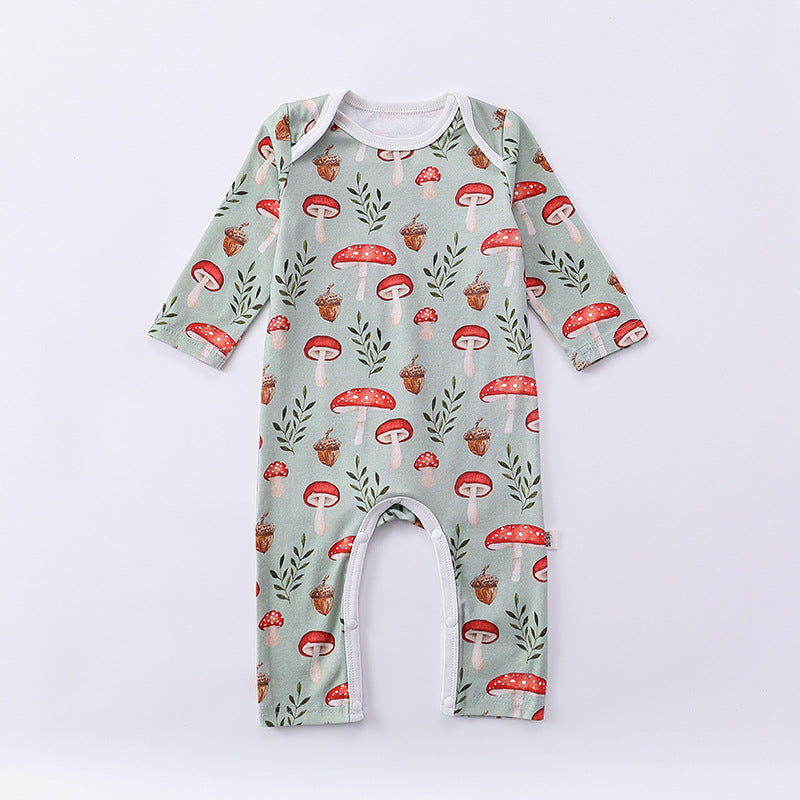 Cartoon Pattern Soft Cotton Sleeper Romper-3