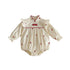 Spring New Design Baby Girls Long Sleeves Rose Print Onesie-4