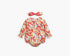 Baby Girl 1pcs Flower Pattern Long Sleeved Fashion Hot Selling Bodysuit Onesies & Headband-4