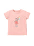 Girls’ Lady Print T-Shirt In European And American Style For Summer-0