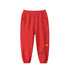 Baby Letters Pattern Solid Color Simple Style Trousers Pants-3