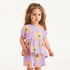 Baby Girl Flower Graphic Short Sleeve Summer Sets-0