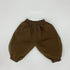 Baby Solid Color Basic Style Loose Comfy And Unisex Pants-7