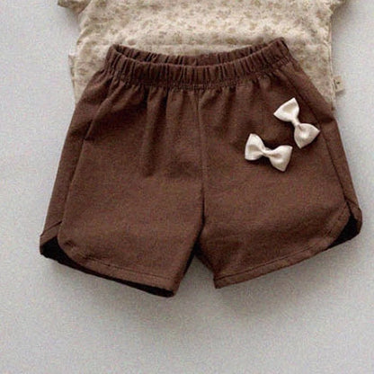 Summer New Arrival Baby Kids Unisex Casual Thin Solid Color Versatile Basic Shorts-4