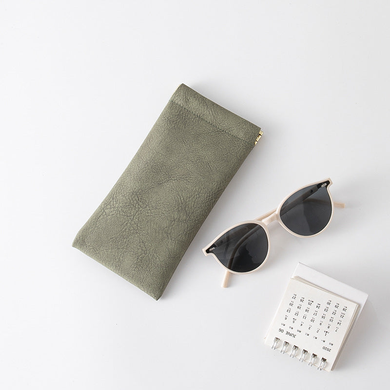 Solid Color Quality Fashion Eyewear Pouch-4