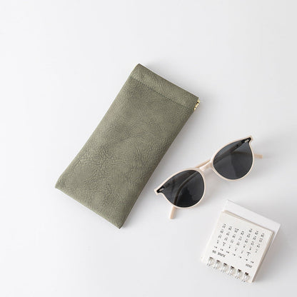 Solid Color Quality Fashion Eyewear Pouch-4