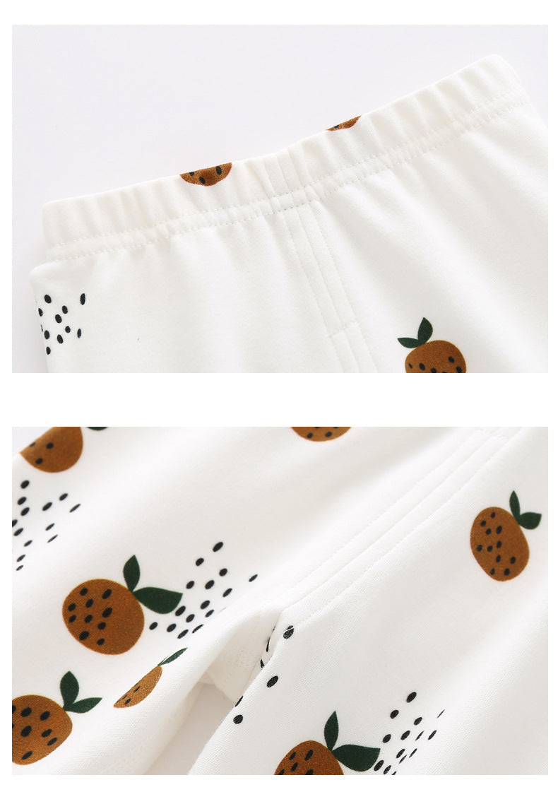 Baby Allover Fruit Graphic Trousers Long Pant-4