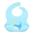 Baby Cartoon Animal Print Food Grade Multi-Adjustable Silicone Bibs-3