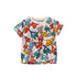 Baby Boy All Over Rocket Pattern Round Neck Tee-0