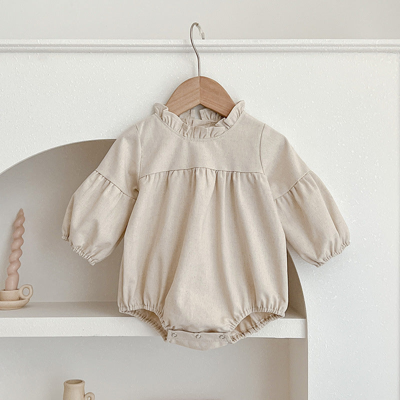 Solid Color Fashion Simple Style Dress &amp; Onesie-3