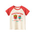 Baby Cartoon Graphic Cute Style Short Sleeve Quality Tops-0