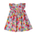 Summer New Arrival Kids Girls Fly Sleeves Tulip Flowers Pattern Dress-3