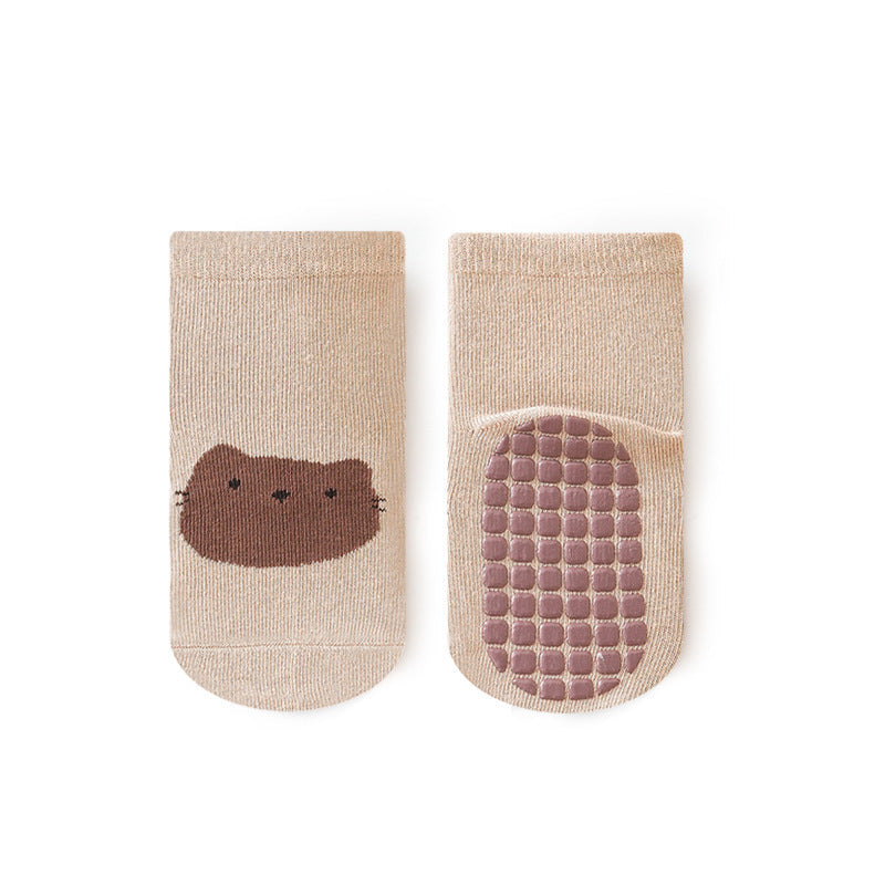 Baby Unisex Breathable Comfy Cartoon Socks Non-Slip-4