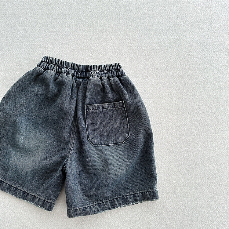 New Summer Style Unisex Street Fashion Cool And Casual Distressed Denim Shorts With A Soft And Thin Fabric-3