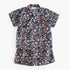 Summer Baby Kids Unisex Floral Print Casual V Neck T-Shirt And Shorts Clothing Set-2