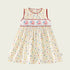 New Design Summer Kids Girls Cute Colorful Dots Sailing Boats Embroidered Sleeveless Dress-0