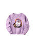 Baby Girl In New Autumn And Winter Cartoon Print Pattern Comfy Cotton Pullover-2