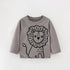 Baby Boy Lion Pattern Soft Cotton Shirt-0