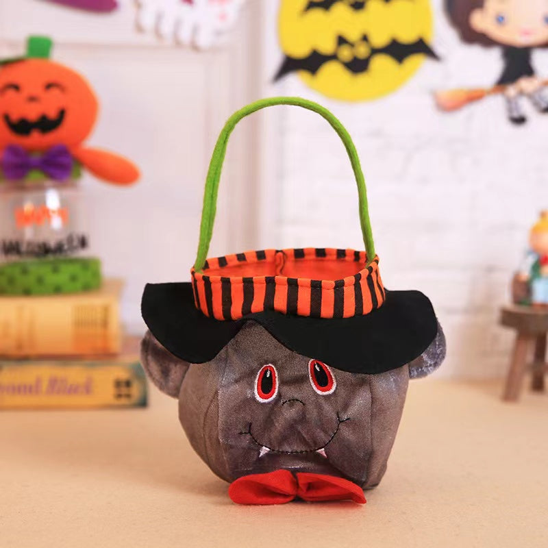 Halloween Witch Pumpkin Tote Bag Children’s Festival Candy Bag Decorative Props-5