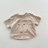 Summer New Arrival Kids Unisex Soft Comfortable Short Sleeves Silly Duck Pattern Top Casual T-Shirt-1