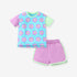 Baby And Kids Girls Floral Cartoon Top And Shorts Casual Home Clothing Set-0