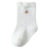 Baby Girls Frilled-Edges Breathable Mid-Calf Socks-5