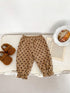 New Arrival Winter Baby Polka Dots Corduroy Fabric Long Pants-5