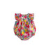 New Arrival Summer Baby Kids Girls Colorful Flowers Pattern Fly Sleeves Crew Neck Onesies-4