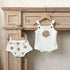 Summer New Arrival Baby Sleeveless Shell Pattern Strap Onesies And Bloomers Clothing Set-0